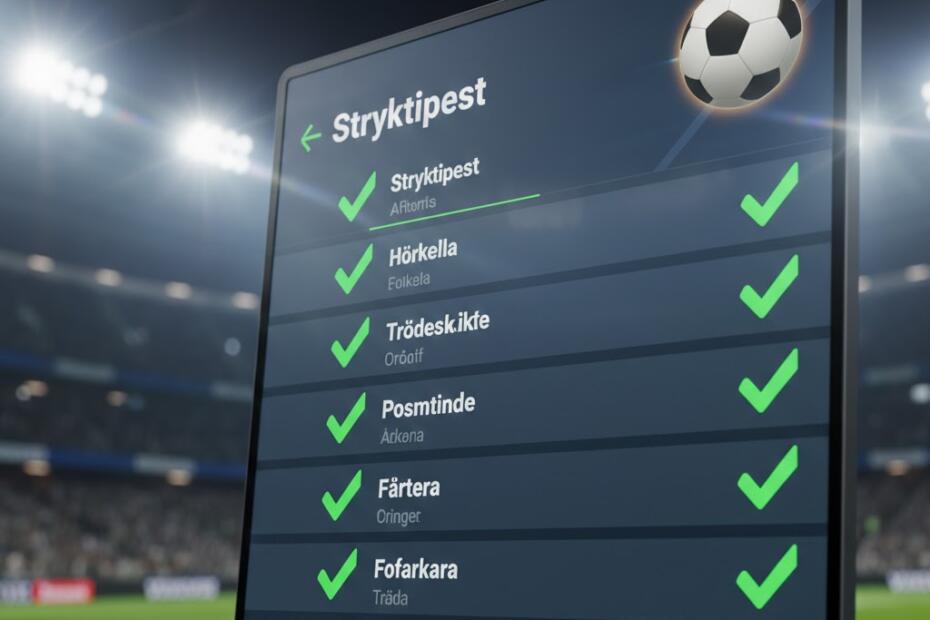 Stryktipset resultat idag
